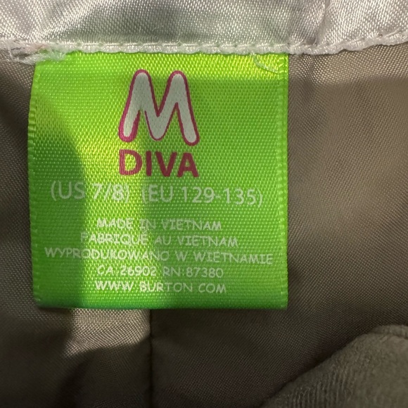 Burton Dry Ride Sz MeD (7/8) Kids Colorful Geometric Ski Pants - Picture 3 of 4